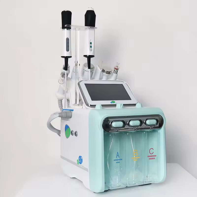Portable Aqua Peel Microdermabrasion Hydro Machine H2o2 Hidra 8 in 1 Hydrodermabrasion Facial Machine