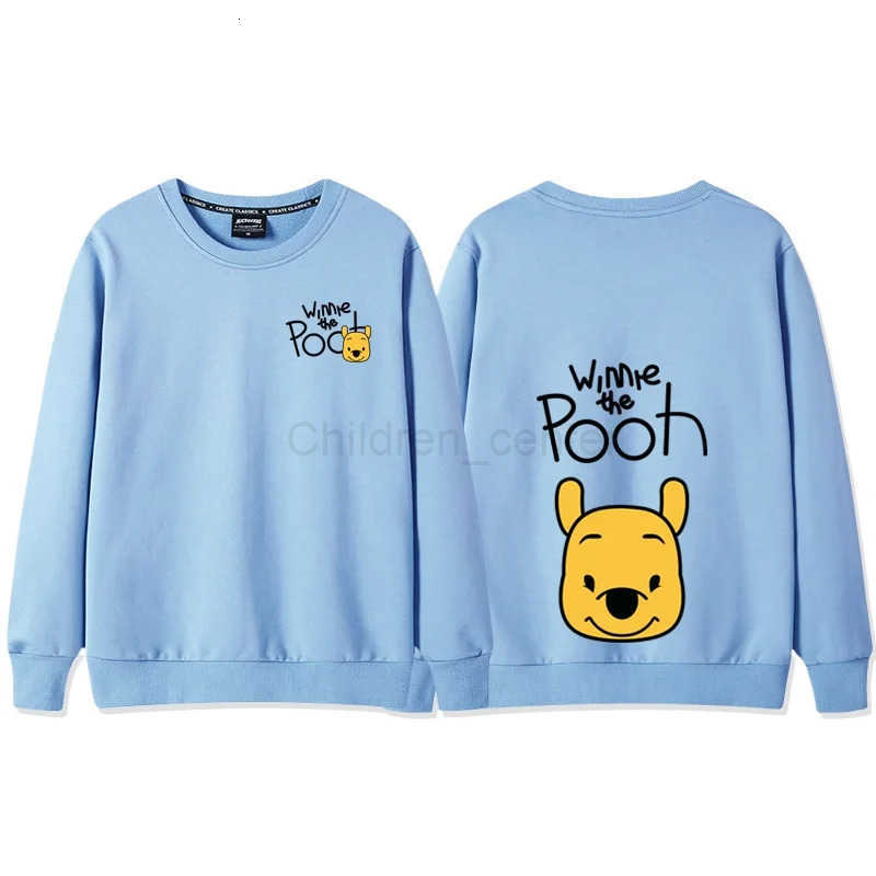 Disney Winnie the Pooh Womens Sweatshirt Womens Crew Neck Top Fashion Trend Couple Sweatshirt Couple Loose Casual Neck TopSweatshirt H251014