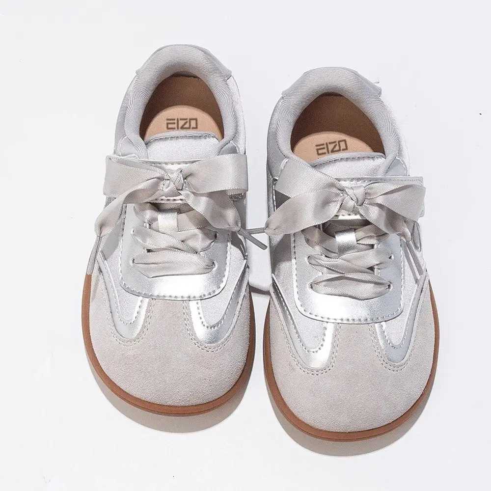 2025 Childrens Board Four Seasons Models Gold Casual Boys Girls Training Shoes Soft Kid Baby Sneakers H260130