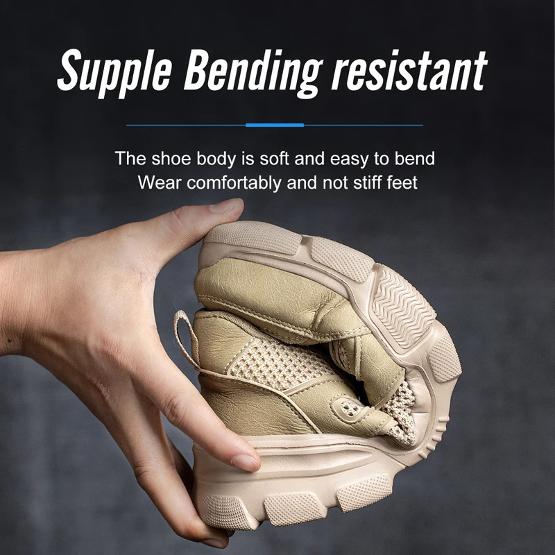 Unisex Safety Shoes Men Work Sneakers Indestructible Safety Boots Women Shoes Men Steel Toe Shoes Sport Style 251013