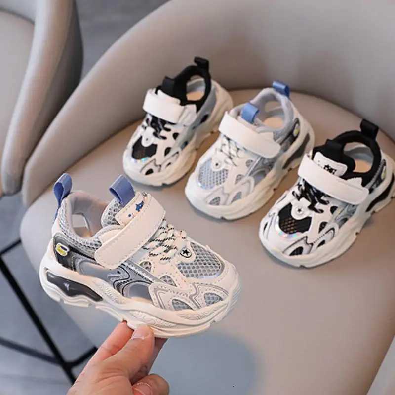 Children Girls Sports Soft Sole Outdoor Running Boys Breathable Mesh Sneakers Casual Toddlers Walking Shoes C260130