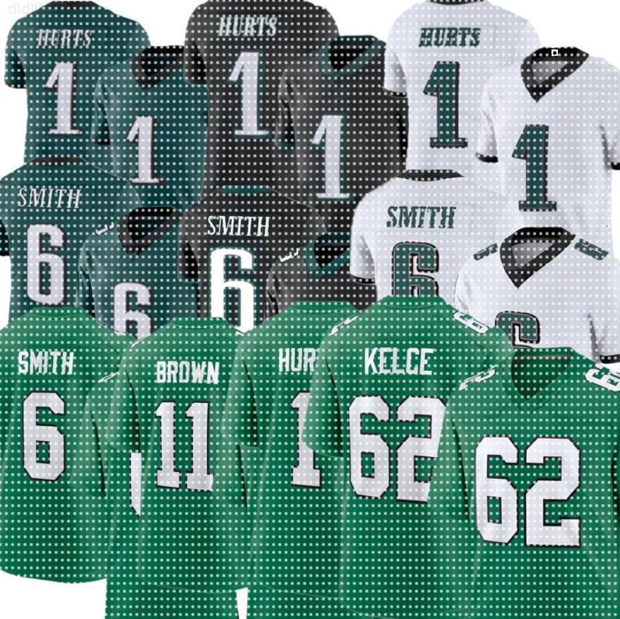 Brian Dawkins Reggie White Jalen Saquon Barkley DeVonta Smith A.J. Brown Goedert Jason Kelce Jalen Carter Cooper DeJean Reed Blankenship Football Eagles Jersey youth