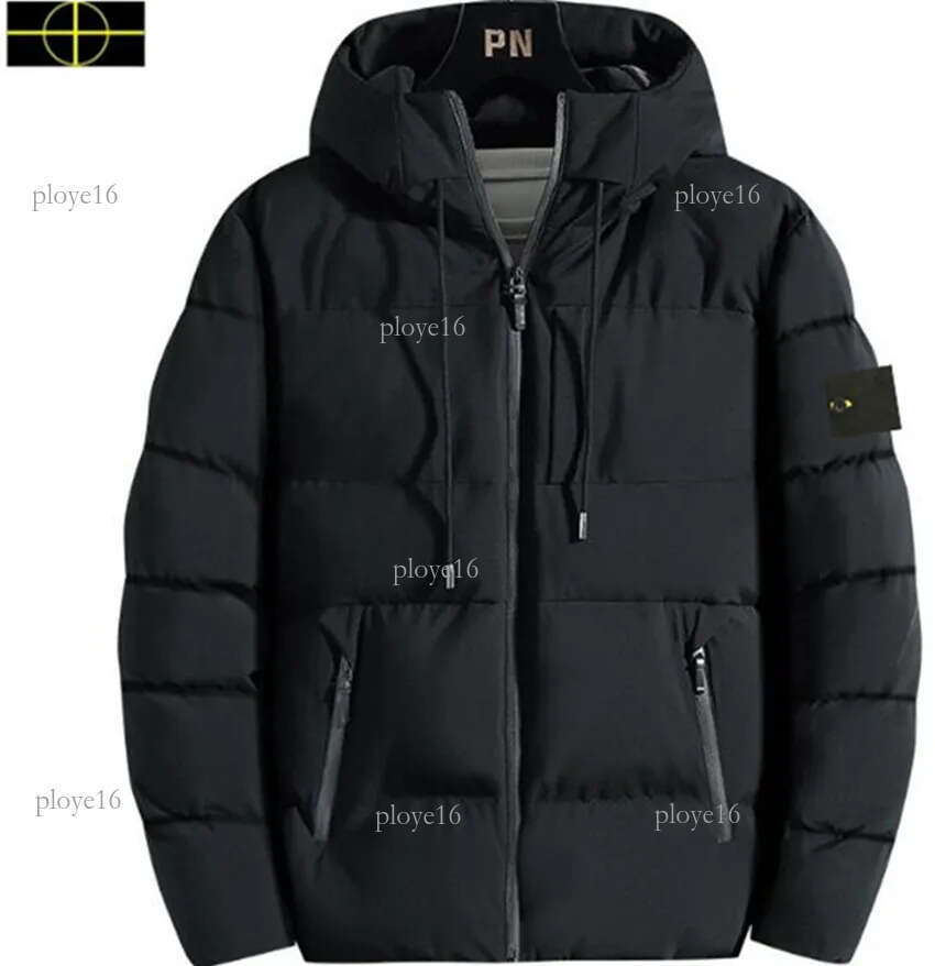 Stone Puffer Jacket Thickening Islandlys Puffer Jacket Mens Islandalys Puffer Jacket Down Hoody Designer Puffer Warmer Outwears Doudoune Jackets 60A