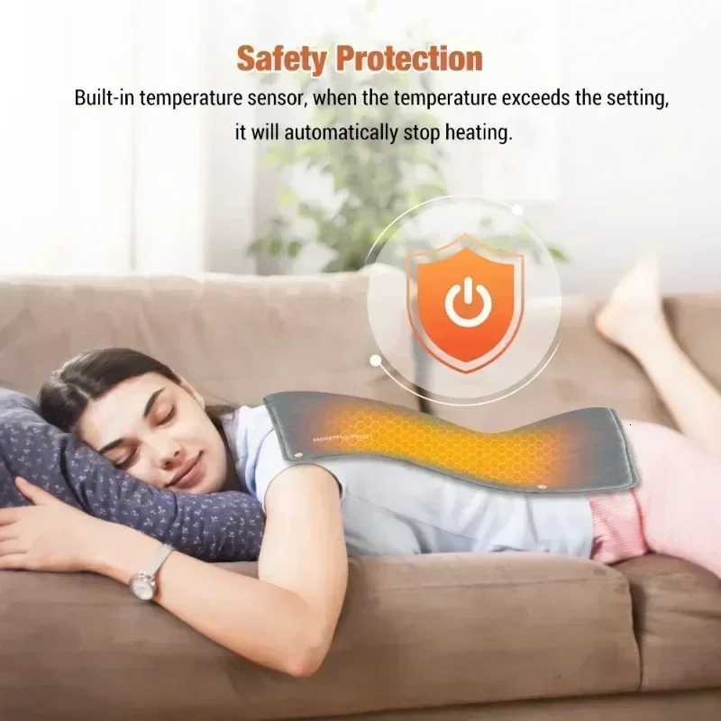 Portable Electric Heating Pad for Hands Feet Fast Heating Lumbar Leg Warmer USB Powered Washable Super Soft Blanket Y251014
