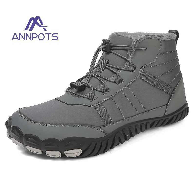 Wading Shoes Womens Mens Minimalist Winter Snow Boots Warm Ankle Booties with Arch Support Zero Drop Sole Wide Toe Box C251014