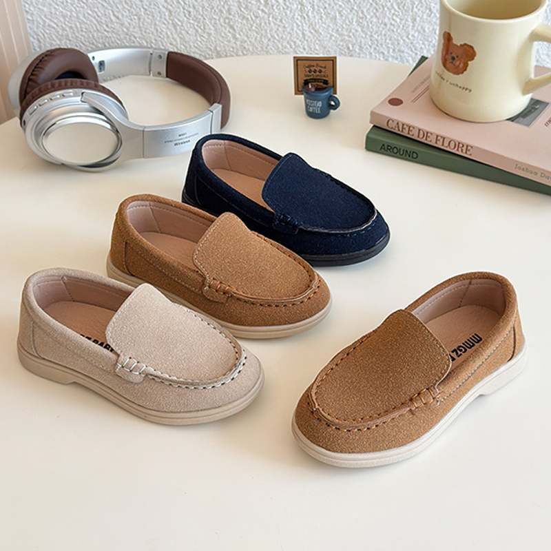 Kids Loafers Shoes Fashion Design Toddler Slip on Loafers Children Walkfashion Boys Girls Casual Flat Shoes Sizes 21 - 35 W01074