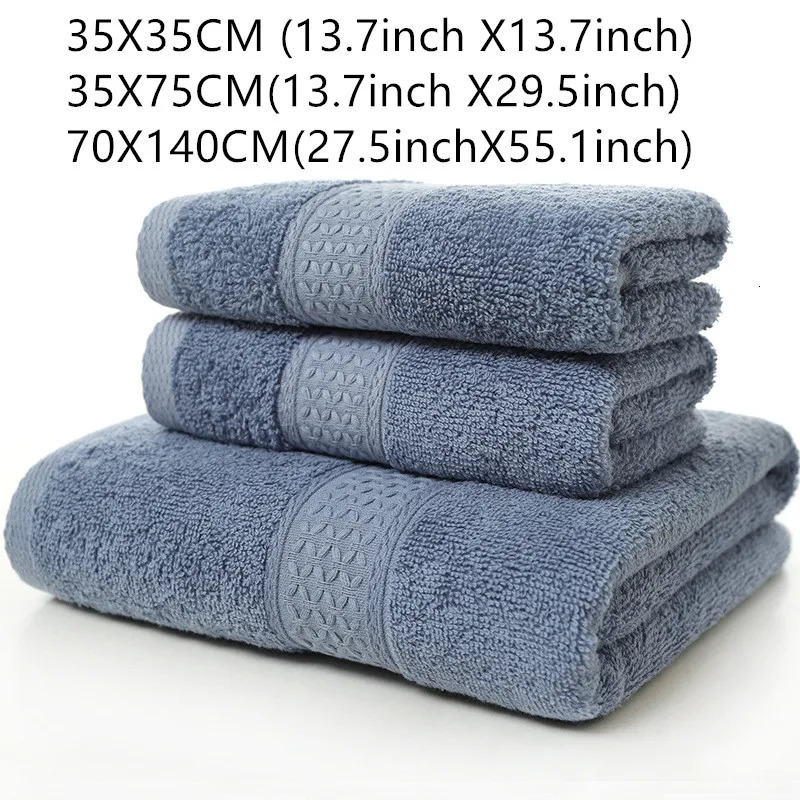 Large Cotton Super Absorbent Thick Towel Bath 70140 Soft Comfortable Beach 251013 - view 3