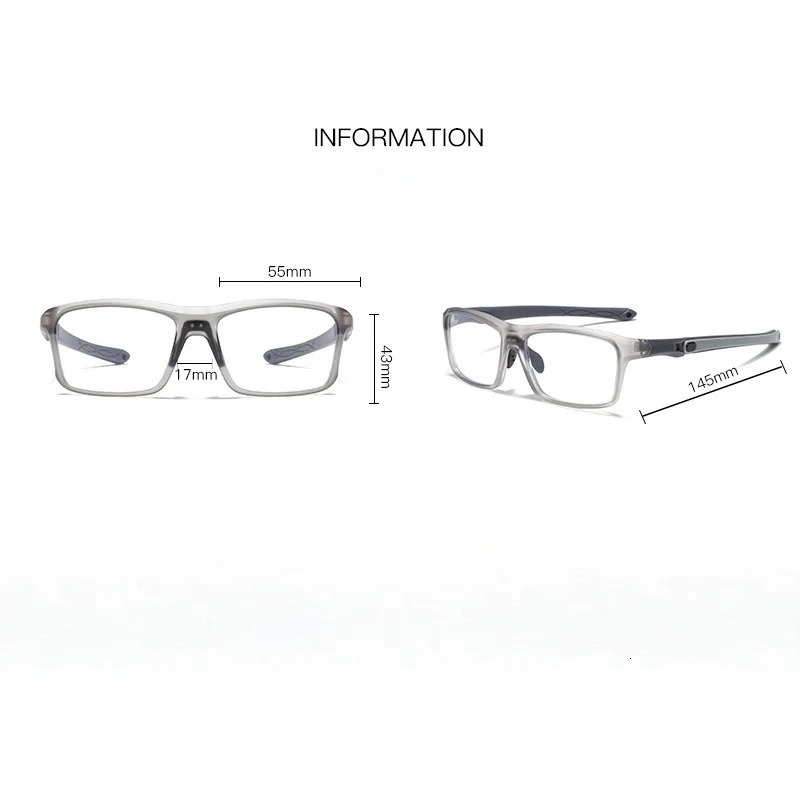 FDRACON TR90 Eyeglass Frame Ultra Light Sports Anti slip Mens Glasses Adjustable Optical Prescription Mens81282 251014