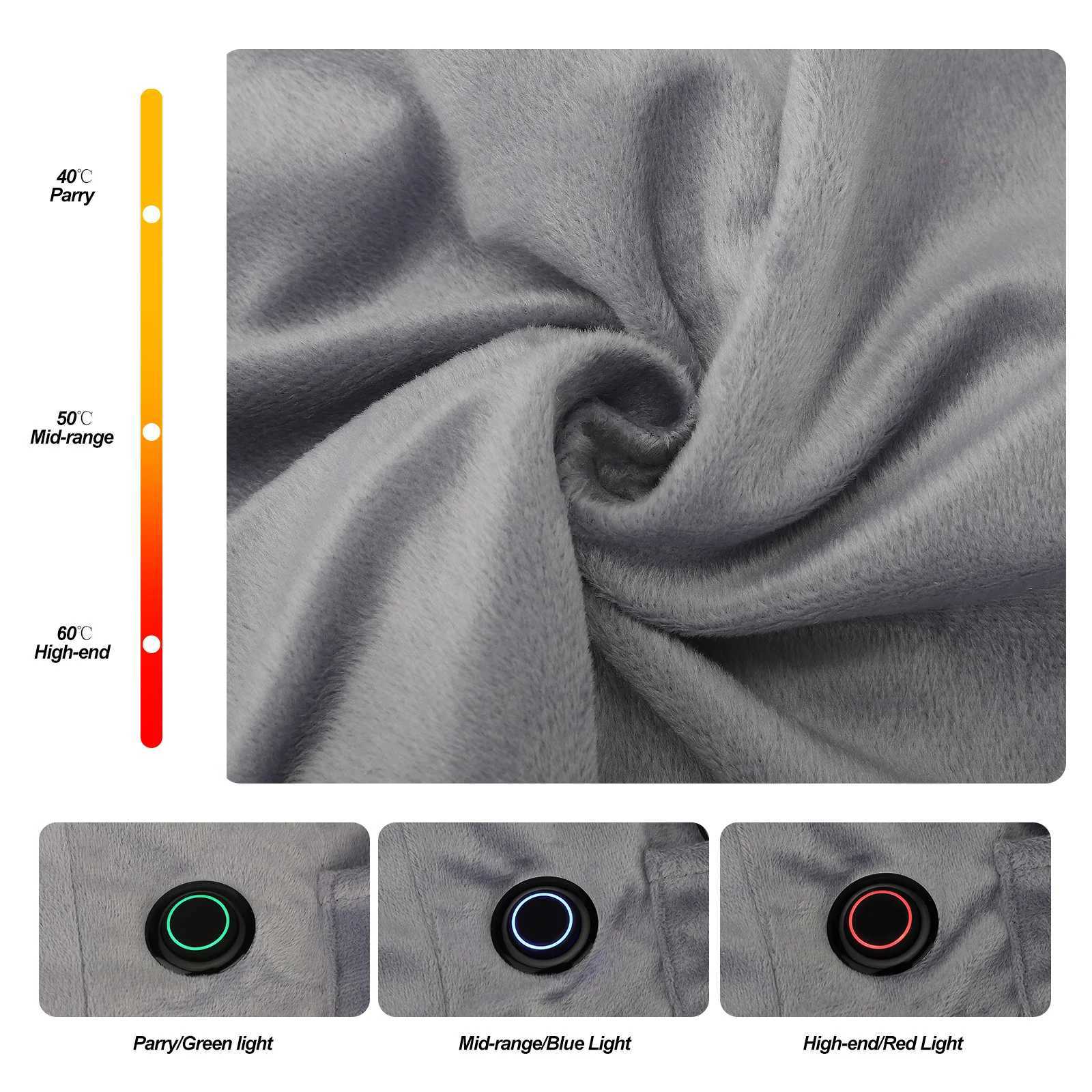 Wearable USB Electric Blanket Heating Blanket with Timing Function 3 Gear Adjustment Y251014