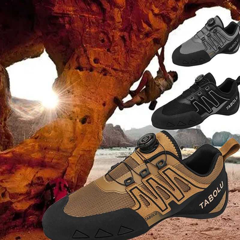 Professional RockClimbing Shoes Men Beginners Mesh Nonslip RockClimbing Bouldering Outdoor Climbing Training Sneakers 3944 C251014