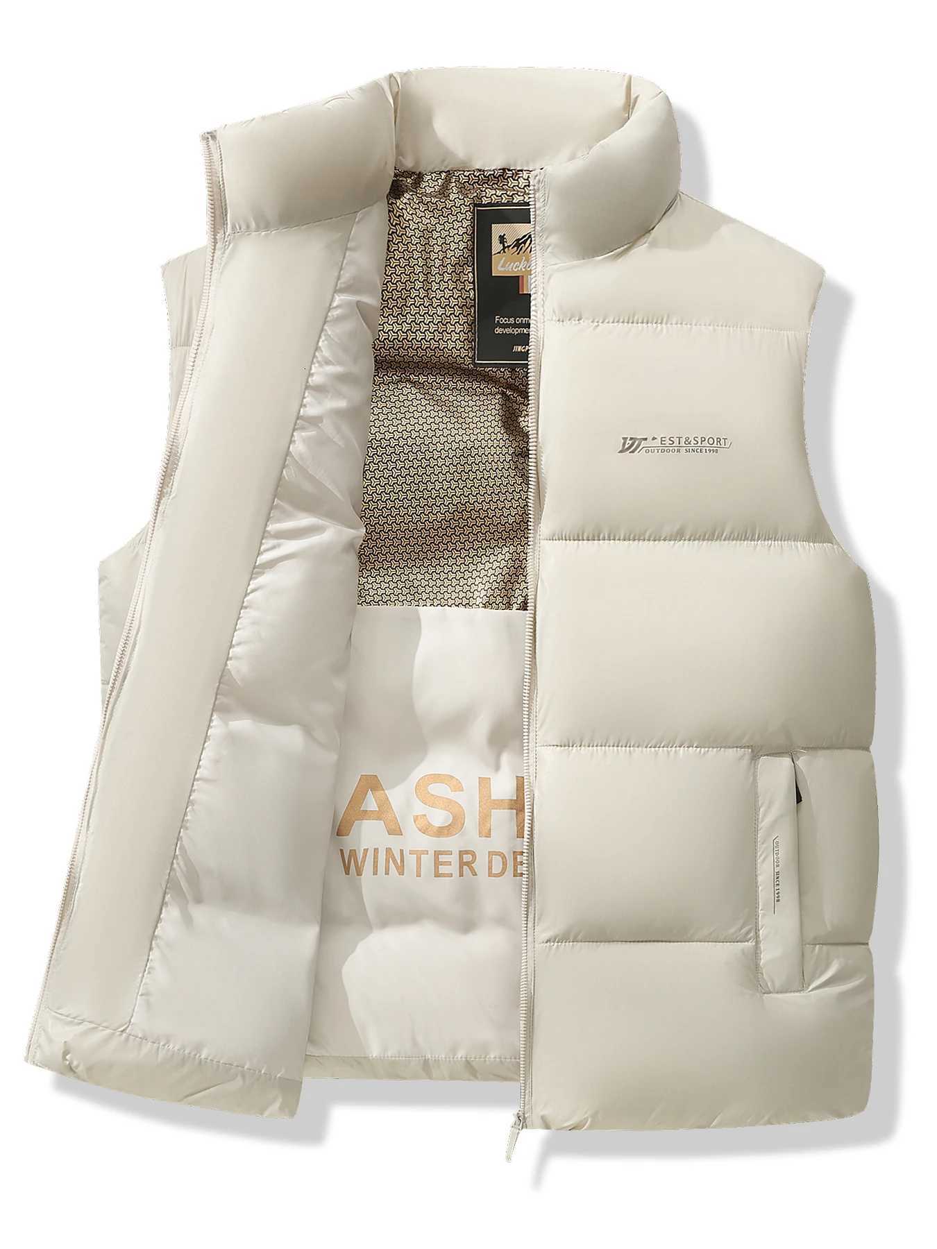 2026 new mens cotton vest warm and thick sleeveless cotton vest casual sports outdoor mens clothing shoulder cuttingXJ251014