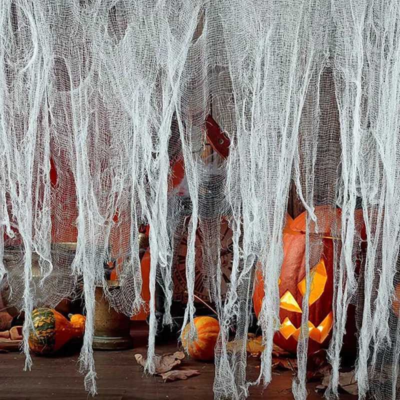 Halloween Bloody Gauze DecorationsHorror Bloody Cloth BandageDoor CurtainsssHalloween Haunted House Party Props C2510141