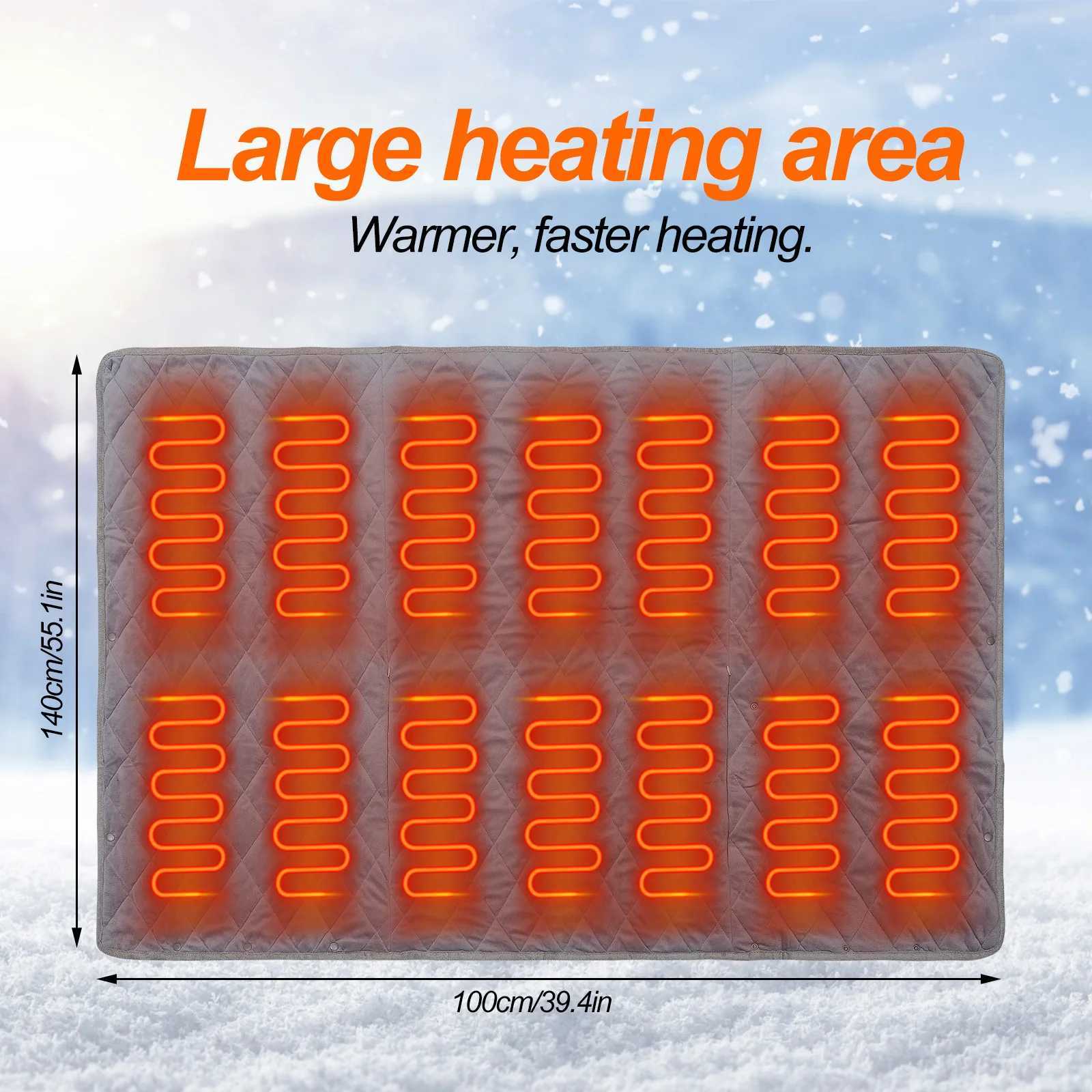 Wearable USB Electric Blanket Heating Blanket with Timing Function 3 Gear Adjustment Y251014