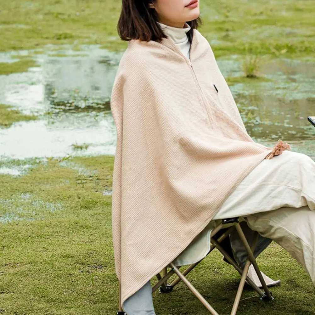 Wireless Heating Blanket Batteryoperated Heating Shawl Usbpowered Shawl Blanket Bag 2in1 Electric Heating Scarf for Women Y251014