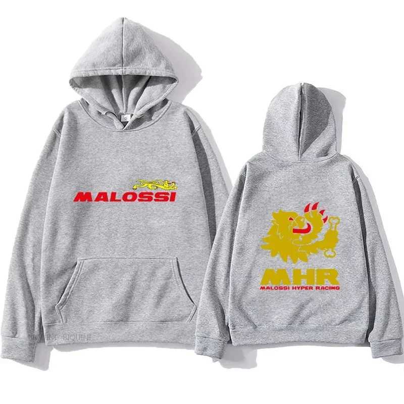 Mens sweatshirts printed with the Malossi theme unisex streetwear hiphop style autumn and winter fashion J251203