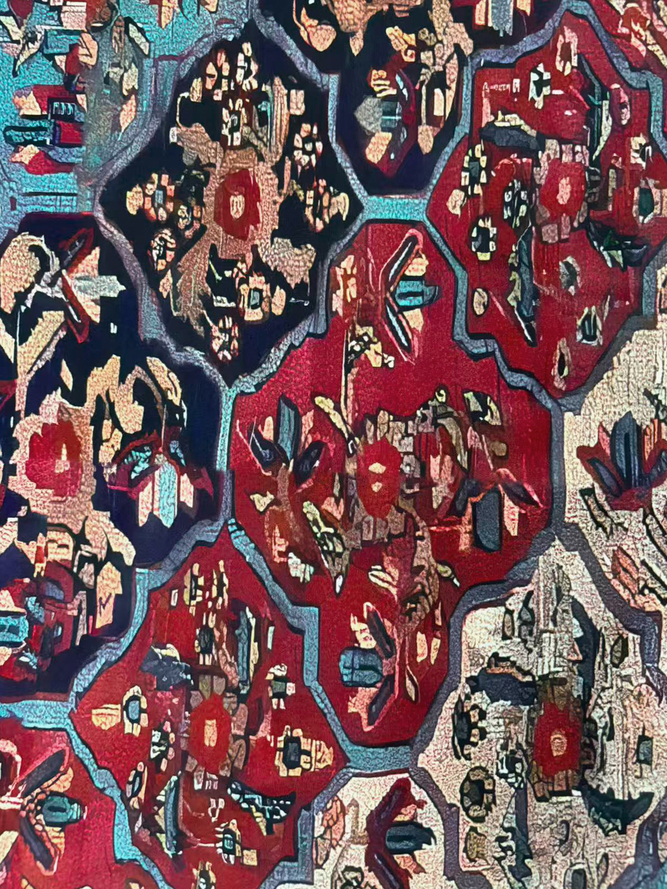 Women's Spring Summer New Retro Printed Versatile Ethnic - Style Midi Dress - Travel, Vacation & Daily Office Wear-CF51104