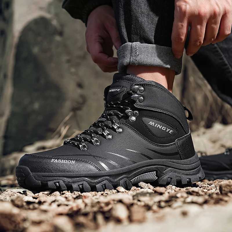 Hiking Shoes Men Waterproof Ankle Boots Outdoor Mountain Climbing Sneakers Nonslip Durable Trekking Sports Offroad Shoes C251014