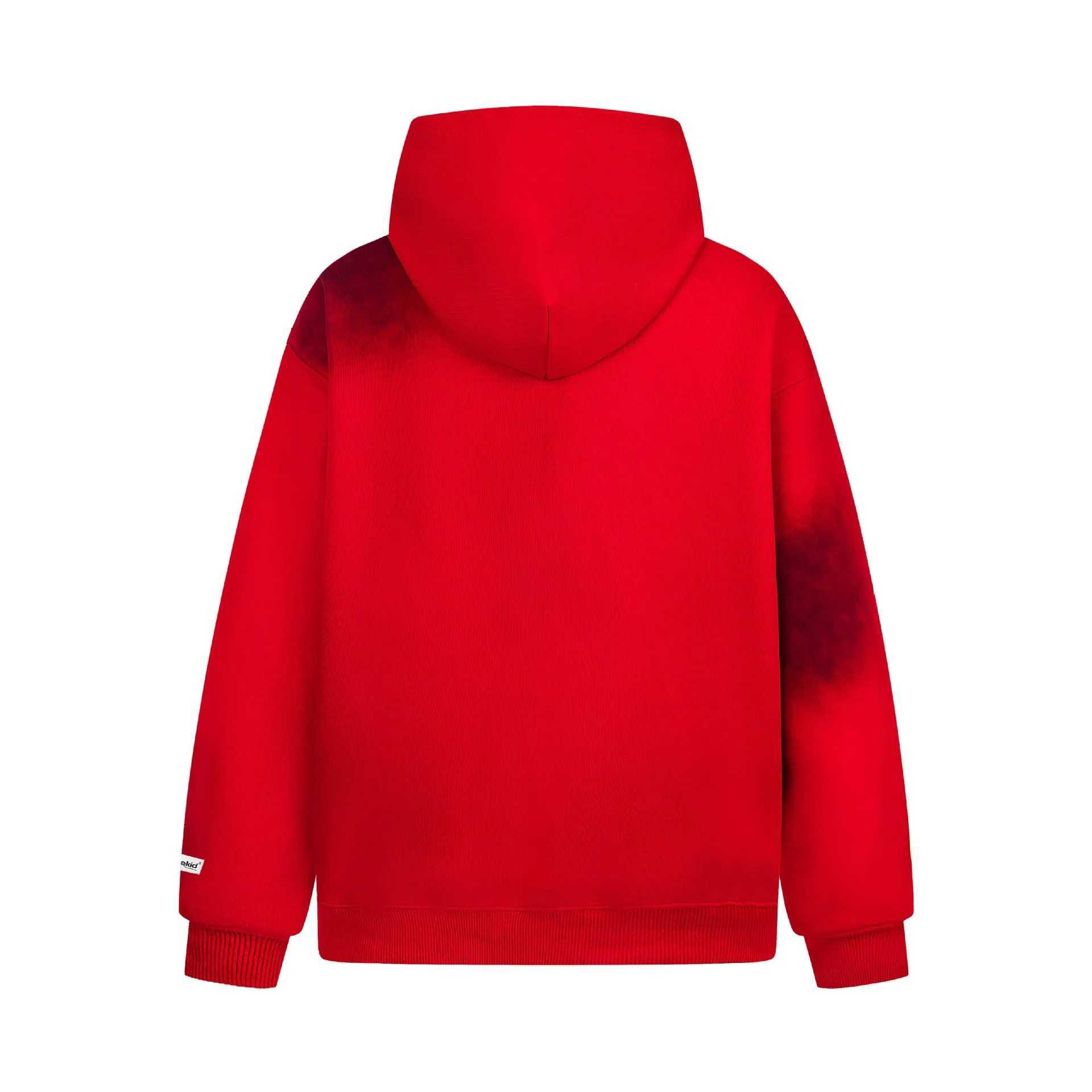 Street Style Hoodie Couple Loose Fit Cotton Polyester Blend Long Sleeve Zipper Closure Vintage Design Men Women Casual Outerwear J251014