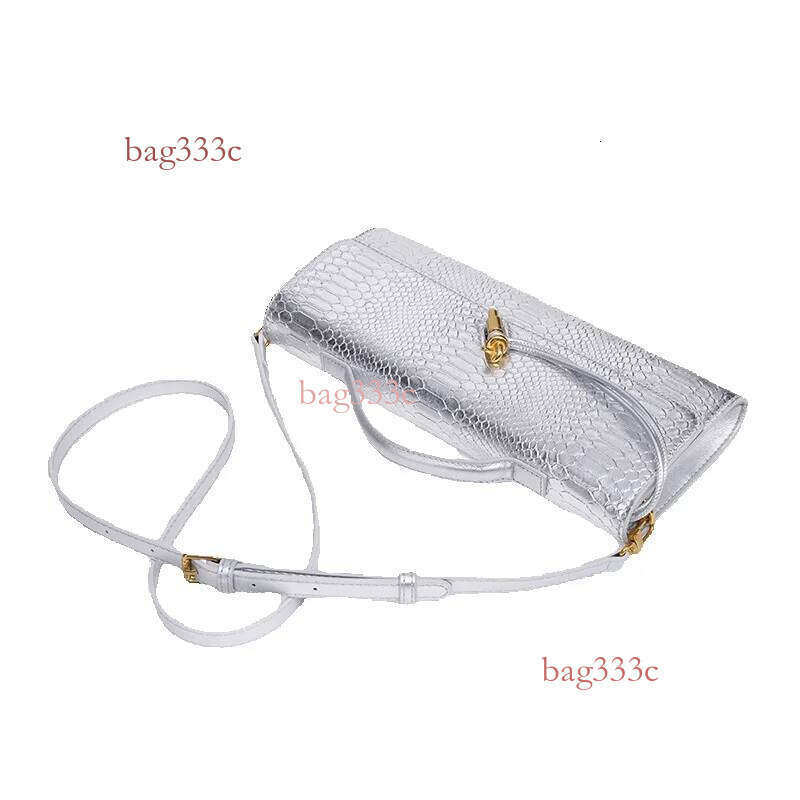 Snake Pattern Organ Horizontal Small Square Handheld Shoulder Crossbody Evening Bag For Women Portable Cowhide Woven Bag