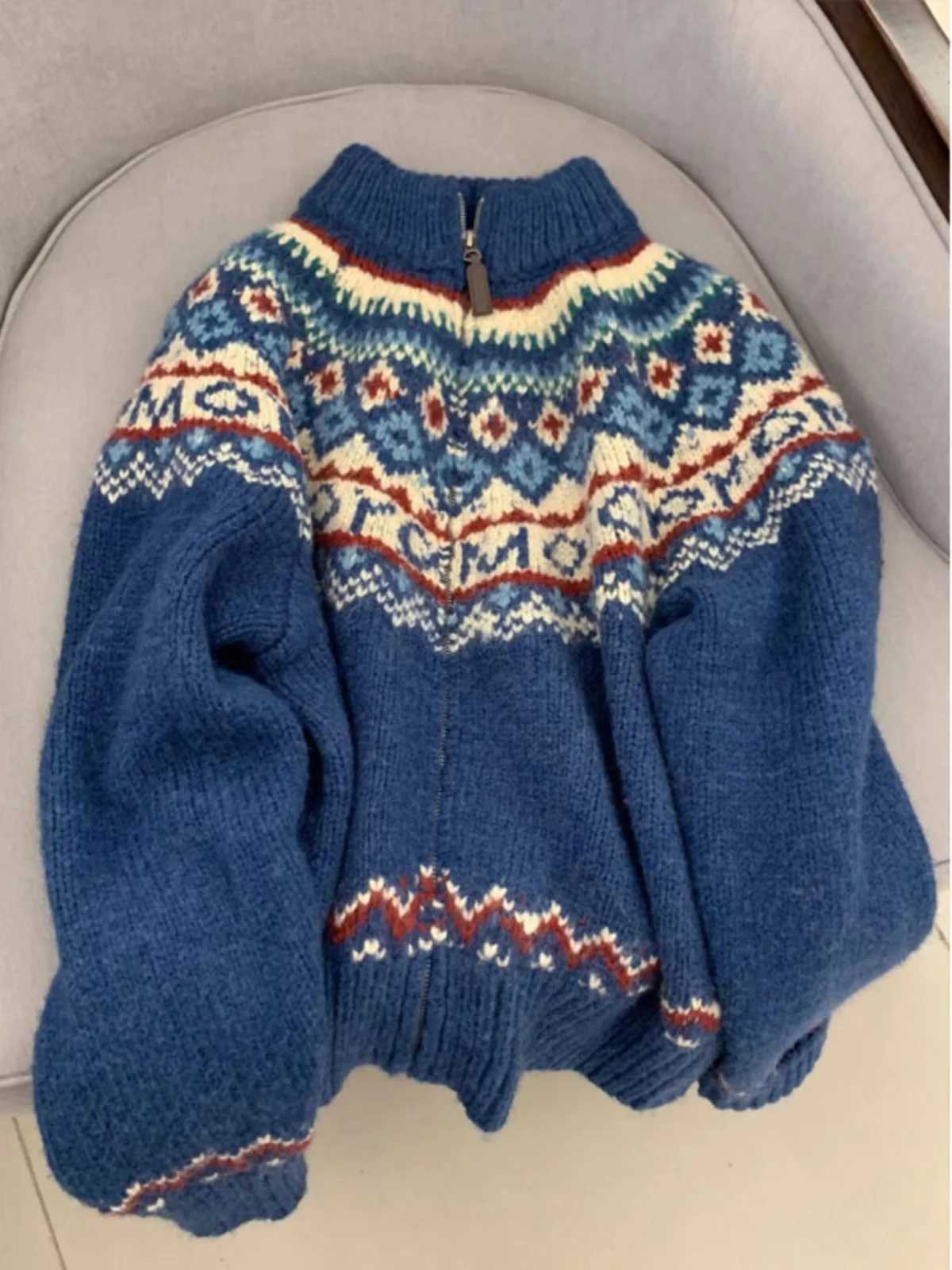 Japanese R ien Knitted Cardigan Women Turtlene Sweater Autumn Winter Loose Soft Warm Coats Womens Knitwear Tops W251014