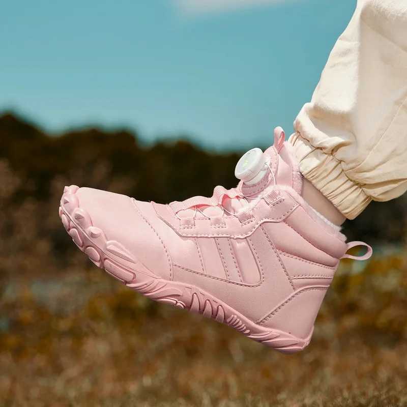 New Winter Boots for Men Women Snow BareFoot Outdoor Nonslip Warm Fur Casual Sneakers Ankle Boots Hiking Shoes Size 3547 C251014