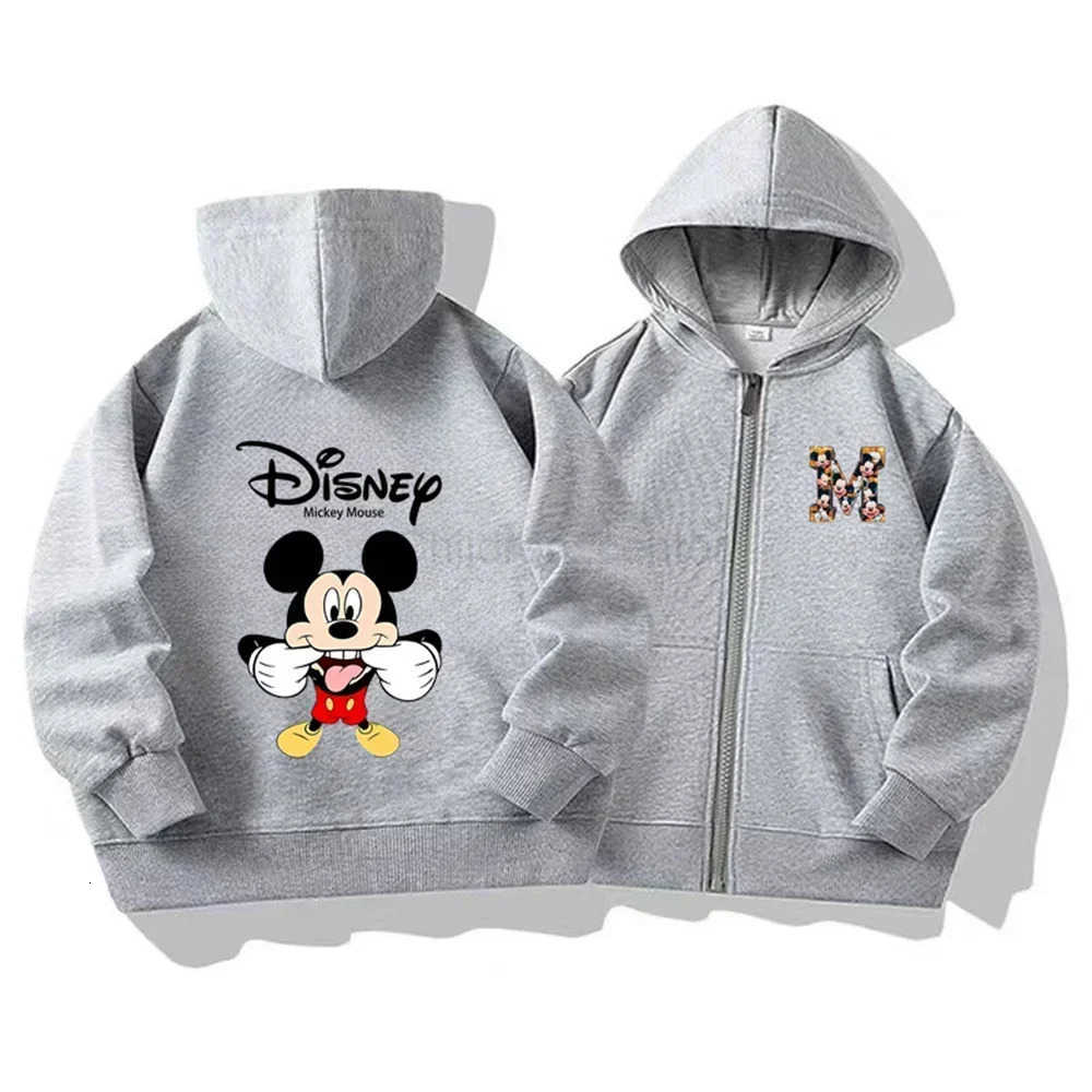 Disney Kawaii 2025 Fashion Disneyland Trip Vacation Caricature Hoodie Childrens Top Cartoon Kids Clothing for Girls And Boys H251014