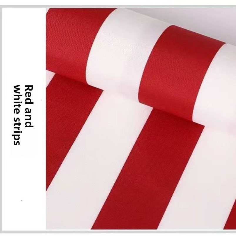 High-Quality 600D Thickened Yarn-Dyed Oxford Fabric Super Sun-Resistant Color Stripe Sunshade Tarpaulin High Waterproof Rain Shelter Wholesale