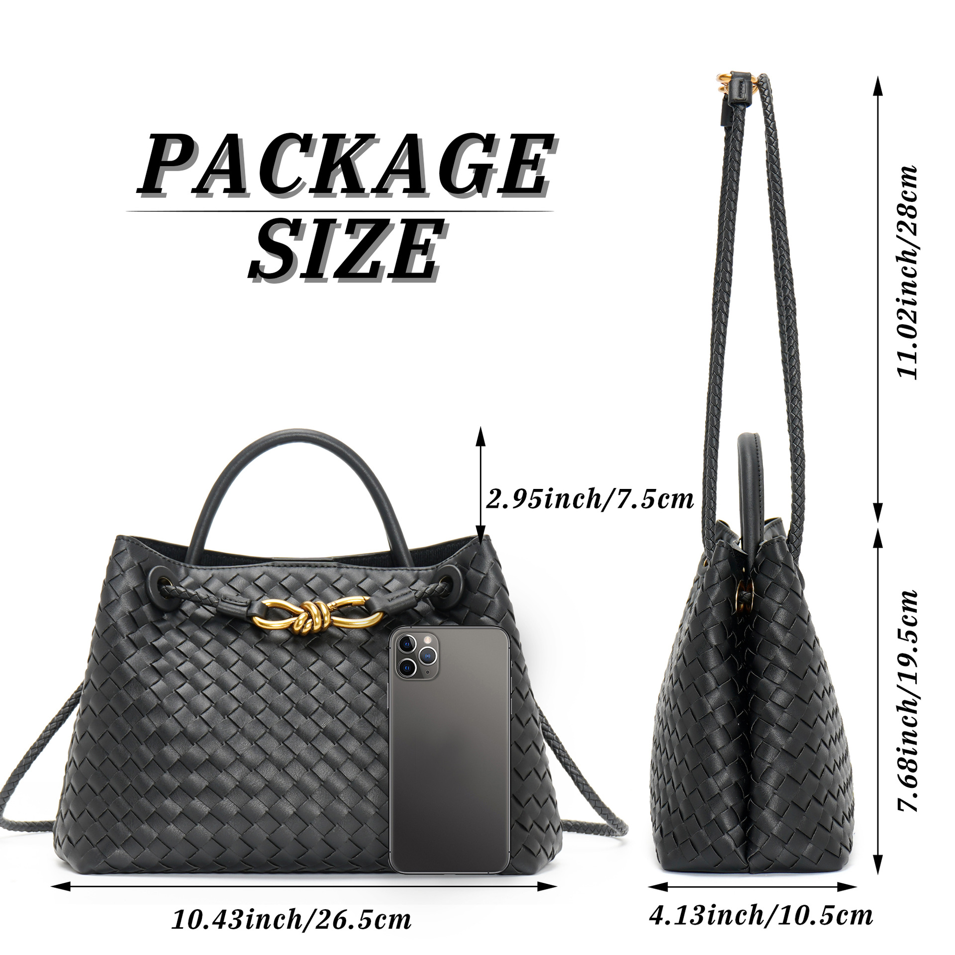 designer shoes Handwoven women's bag summer high-end niche summer style versatile high-end handbag