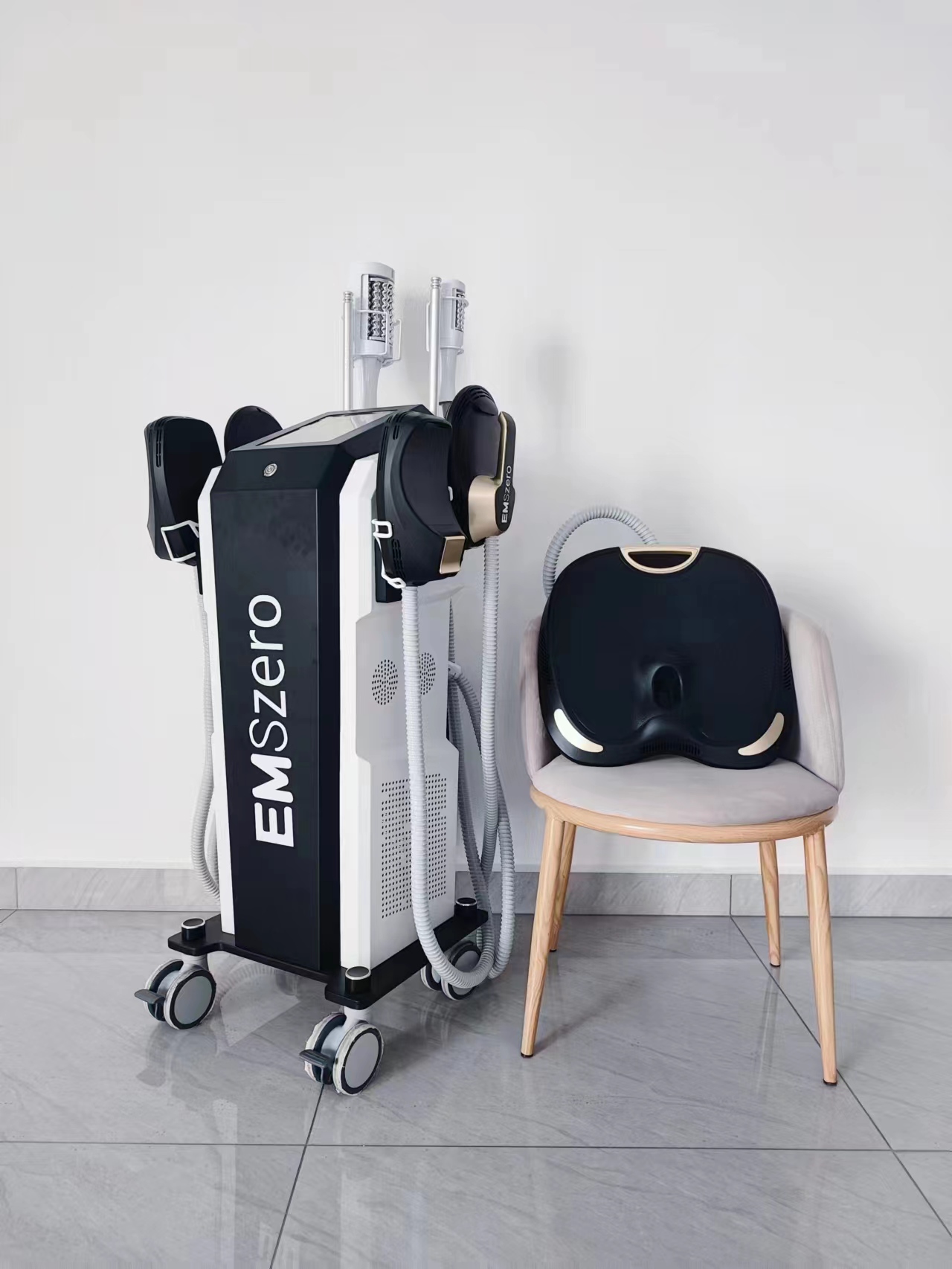 EMSZERO 2 in 1 EMS Body Contouring Roller Device 360° Rotation Fat Reduction Tighten Skin and Tone Muscles Professional Spa Equipment