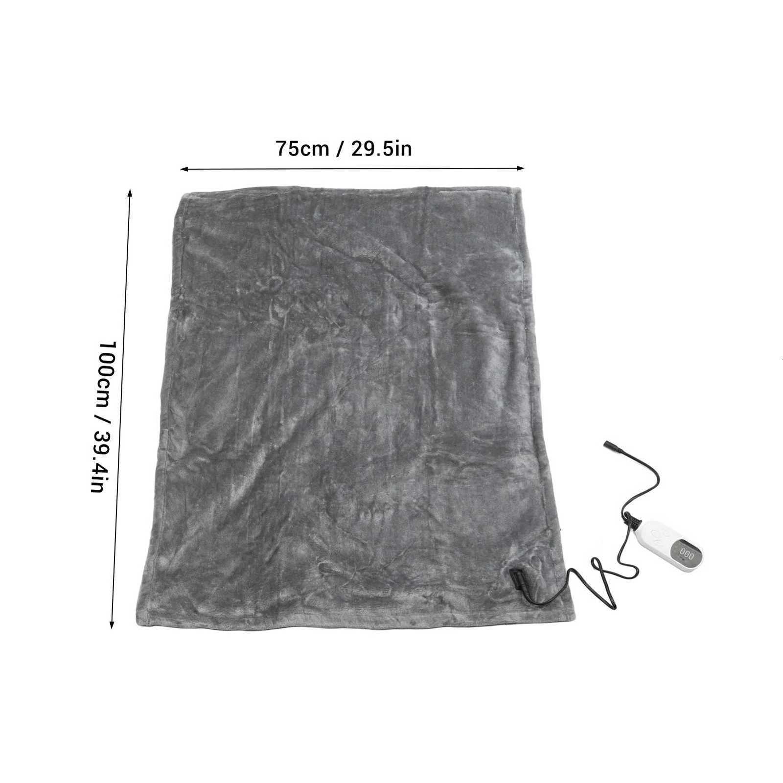 Car Electric Blanket 12V 48W Warm Fast Heating Heated Blanket for Car Flannel Breathable Portable for Camping Y251014