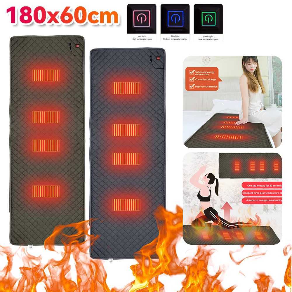 USB Electric Blankets Mat Electric Heating Pad Thermostat Heating Insulation Heated Warm Cushion 5V Outdoor Camping Sleep Sheet Y251014