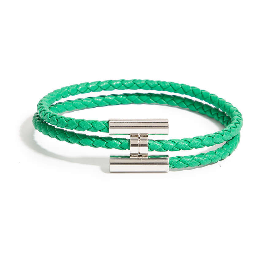 New Small Magnetic H Pig Nose Versatile Bracelet Buckle Leather Cord