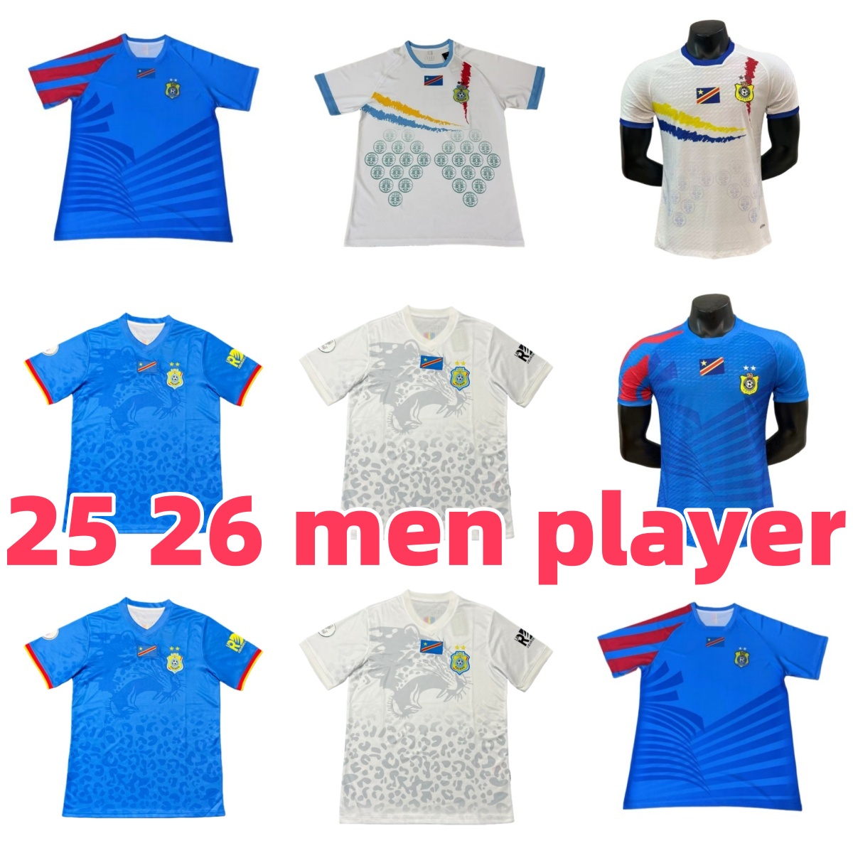 2025 2026 2027 Congo football shirt top 25 26 27 Jerseys national team SOTELDO SOSA RINCON CORDOVA CASSERES BELLO JA.MARTINEZ RONDON GONZALEZ OSORIO MACHIS top