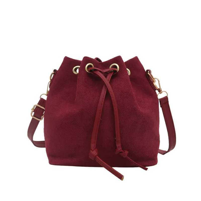 Cross Border 2025 Minimalist Shoder Bucket Bag for Wen Shoder Handheld Purse Fiable Handbag D251014