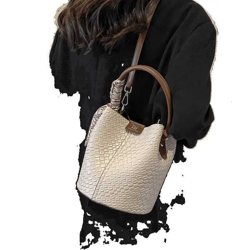 Fiable Ladies Bucket Handbag Shoder Bag Spring Autumn New Style Wens Handbag Artificial Leather Interior Other Materia D251014