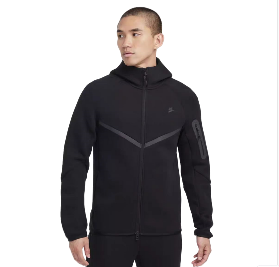 Autumn men's knitted hooded jacket casual training running sports coats couple's jacket Men's clothing