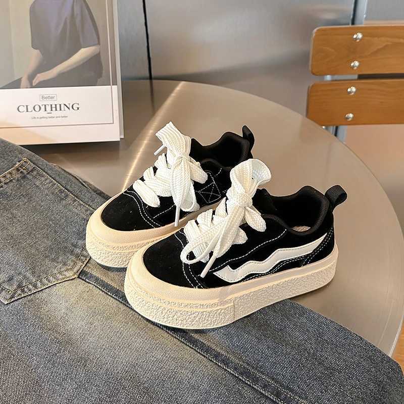 Childrens 2024 Fall New Girls Non-slip Soft Sole Casual Boys Light Canvas Sports Shoes XJ250701 XJ260303