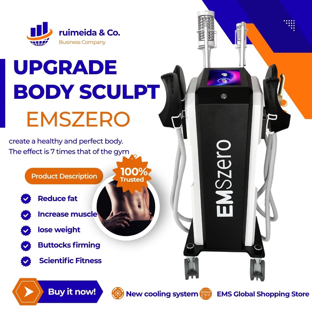EMSZERO 2 in 1 EMS Body Contouring Roller Device 360° Rotation Fat Reduction Tighten Skin and Tone Muscles Professional Spa Equipment