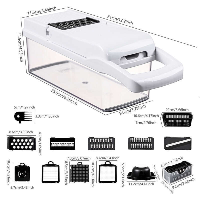 Multifunctional Home Grater Kitchen Dicing Tool Onion Dicer Fruit Cutter Vegetable Chopper