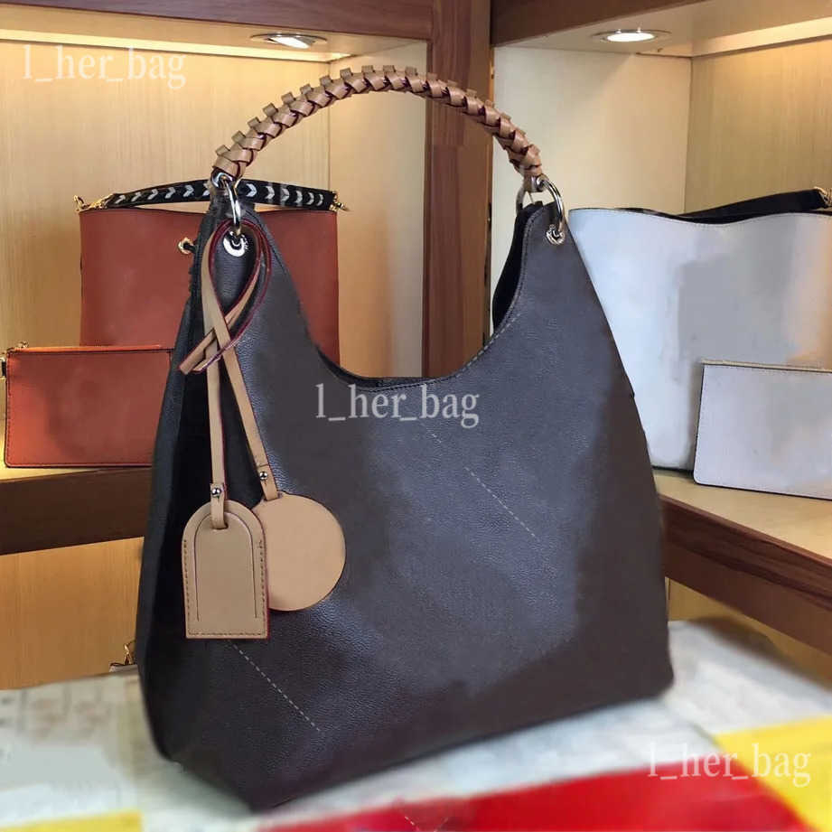 Shoulder Bags carmel hobo bag luxury shoulder bags mahina perforated leather tote designer crossbody taurillon genuine leather letter flower women purse bags