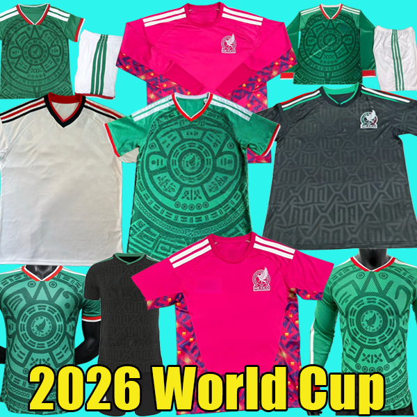 New Mexico 2026 World Cup Home Kit soccer jersey A. VEGA C. HUERTA L. ROMO RAUL football shirts men kids kit set