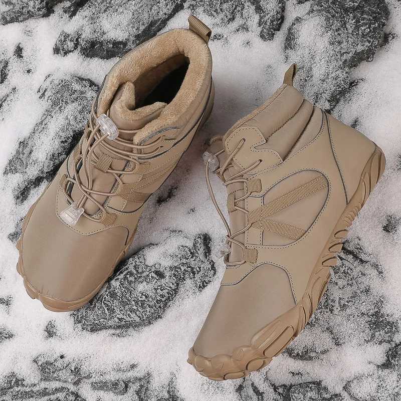 2025 New Men Women Waterproof Winter Boots Snow Casual Shoes Outdoor Warm Work Shoes Ankle Shoes for Trekking Climbing Hiking C251014