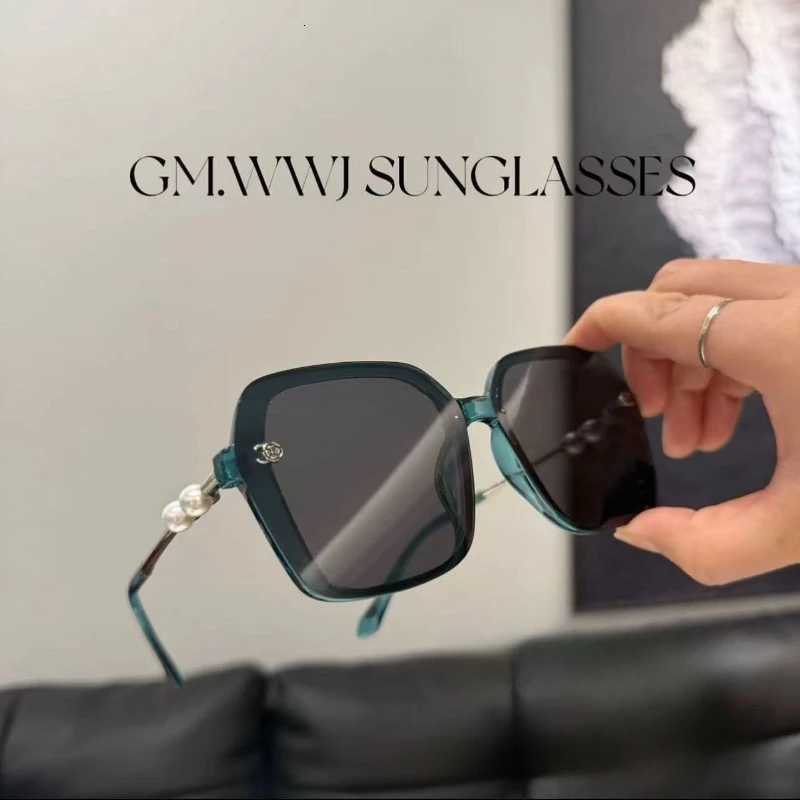 2025 New Luxury Polarized Sunglasses Women Oversized Polygon Sun Glasses Alloy Legs Ladies Pearl Sunshade Gafas De Sol UV400XJ251014