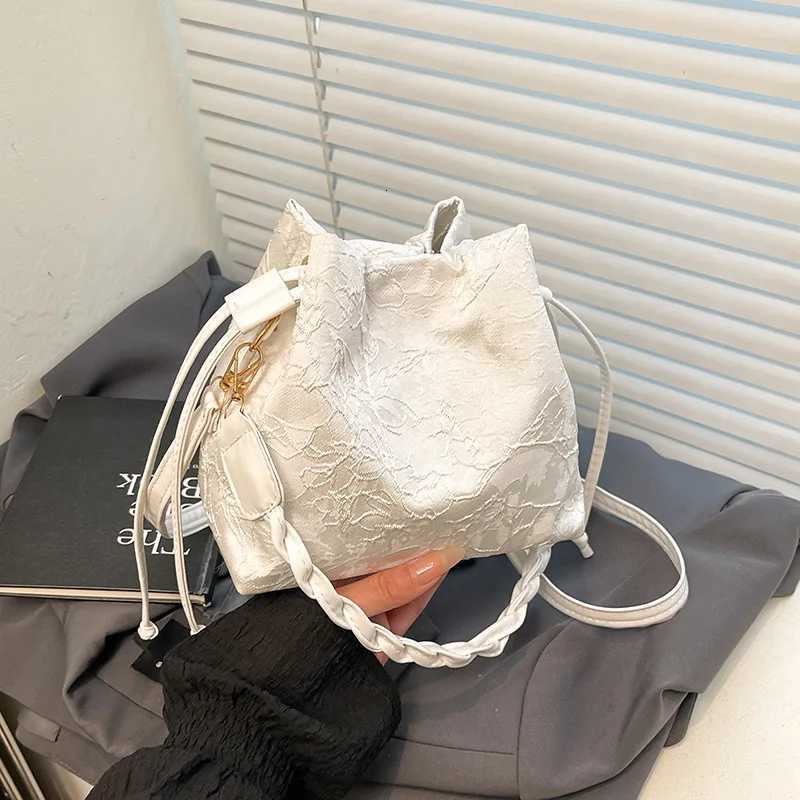 2025 New Chinese Style Drstring Bucket Bag Summer Qipao Inspired Crossbody Purse Unique Shoder Bag for Wen D251014