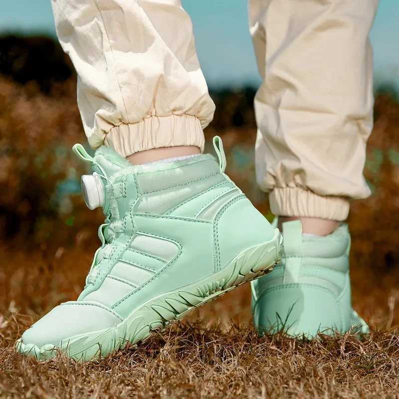 New Winter Boots for Men Women Snow BareFoot Outdoor Nonslip Warm Fur Casual Sneakers Ankle Boots Hiking Shoes Size 3547 C251014