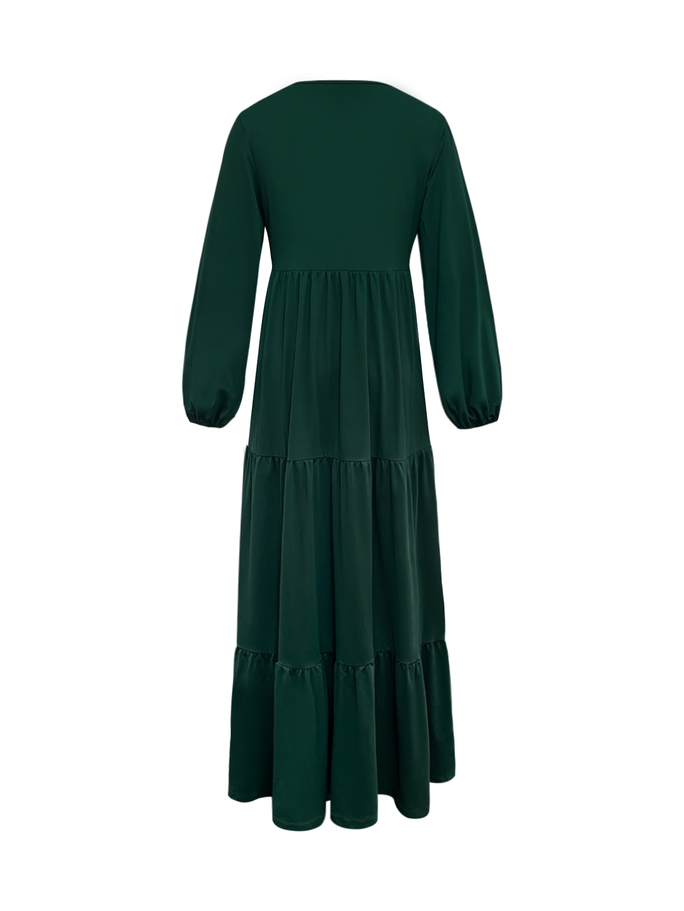 Women's Spring Summer New French - Style Elegant Floral Printed Maxi Dress - Versatile Vacation & Daily Wear Dress-CF50985