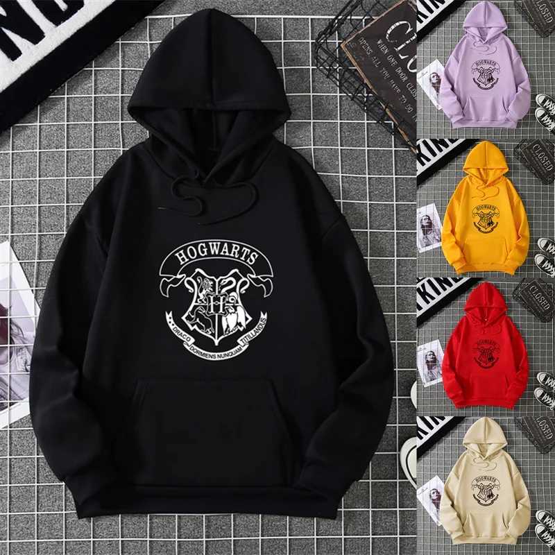 2025 Fashion Hogwarts Printed 2d Hoodies Women Sweatshirt Autumn Winter Long Sleeves Y2k Casual Loose Tops Oversized Hoodies J251014