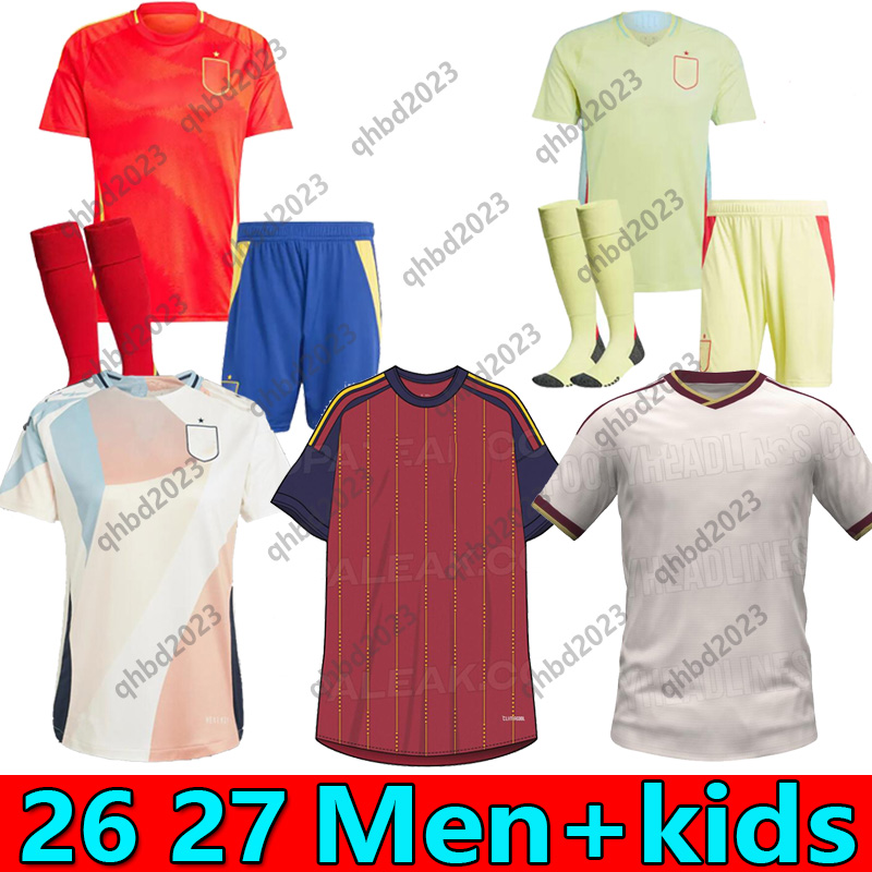 16-4XL 24 25 26 J. NAVAS Soccer Jerseys 2025 GAVI PEDRI LAMINE YAMAL RODRIGO MORATA PINO MERINO SERGIO M.ASENSIO FERRAN REDONDO Football Shirt Camiseta Futbol kids top 88