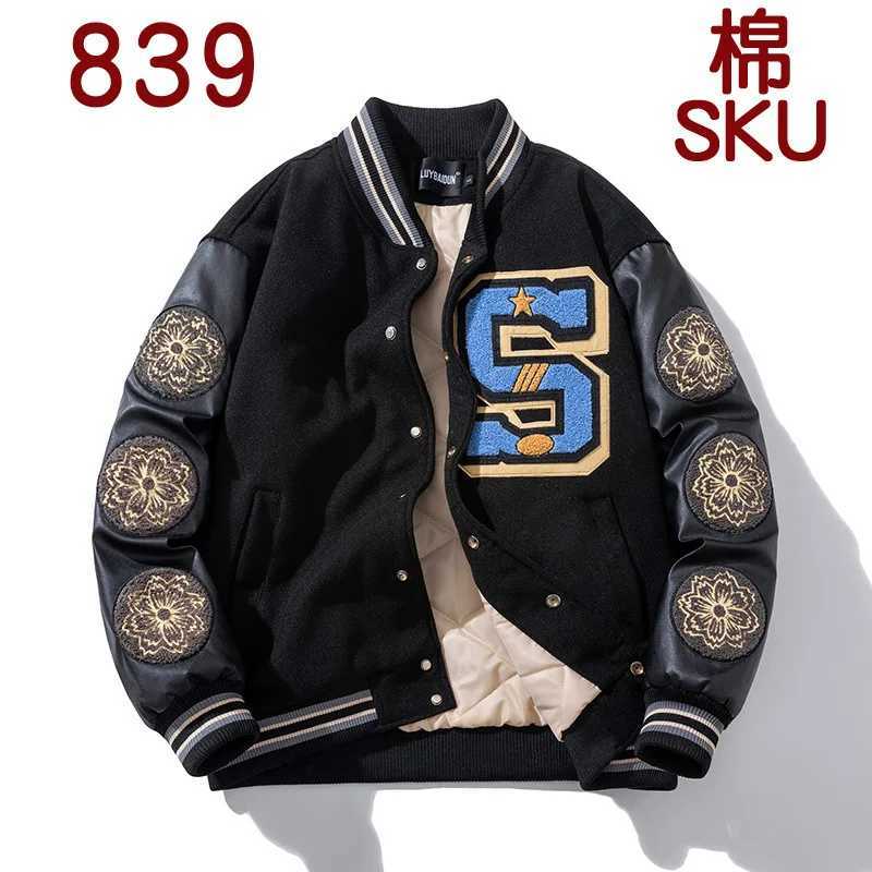 Embroidery Stadium Award Patchwork Men Baseball Bomber Jacket Unisex Women Varsity Coat University Streetwear Parkas J251103