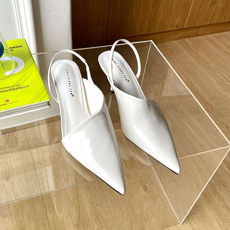 P9niche Design 2025 New European And American Pointed High Heels Fashionable Shoes Versatile Toe Sandals For